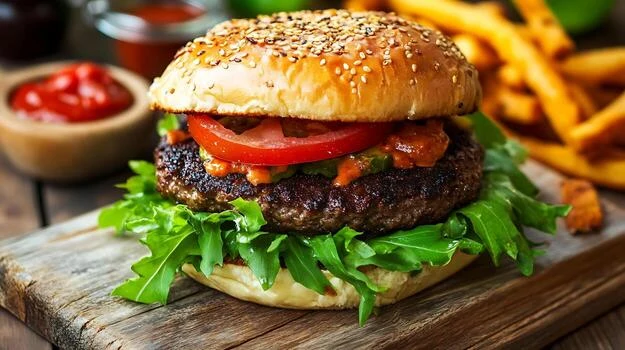 FoodSync Burger Combo